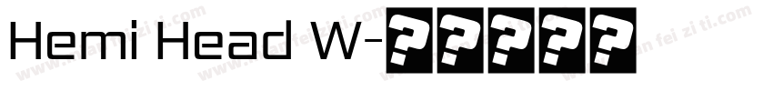 Hemi Head W字体转换